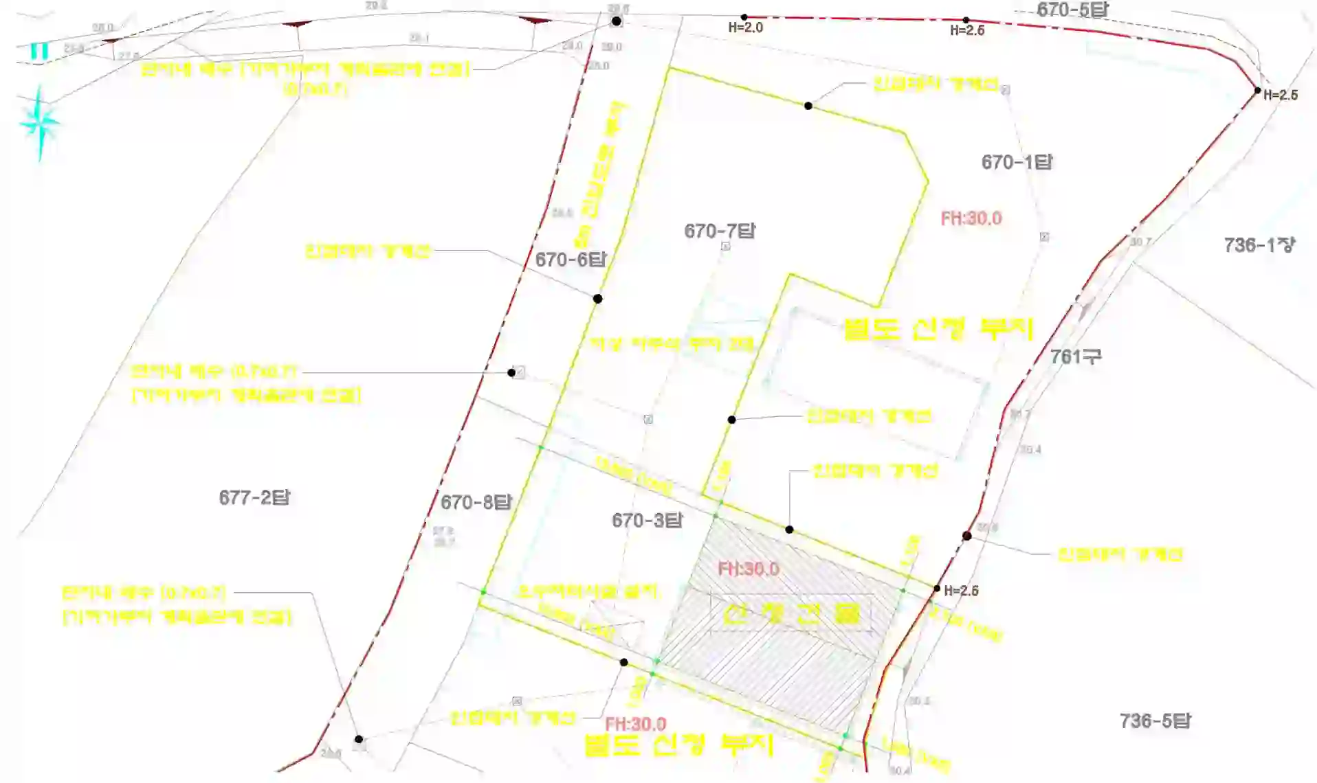 율생리 670-3 배치도 이미지